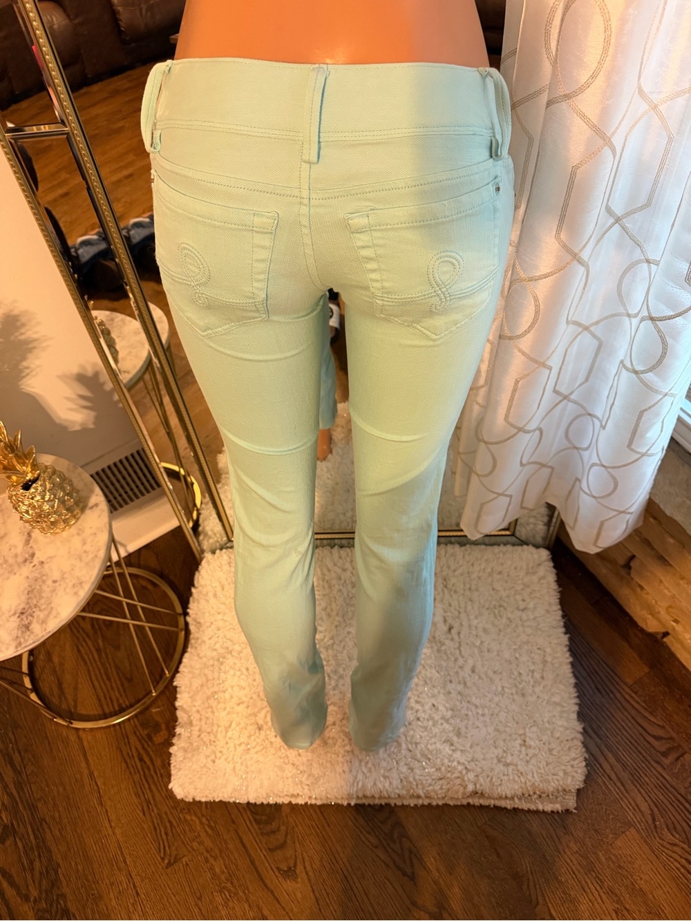 Lilly Pulitzer Mint Green Skinny Jeans